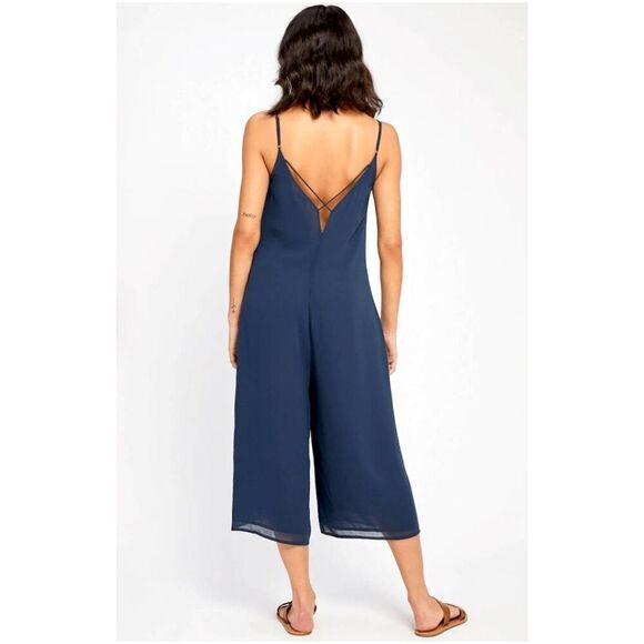 Gentle Fawn Ninette Jumpsuit size Medium navy - Picture 2 of 11